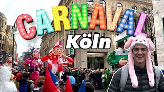 Karneval in KÖLN 2024 🎉 Rosenmontagszug Vlog [upl. by Alrrats858]