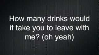 Miguel  How Many Drinks Lyrics [upl. by Ferrell]