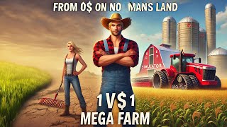 From 0 on NO MANS LAND to a MEGA FARM 🚜💰 1 vs 1 [upl. by Akcinat]