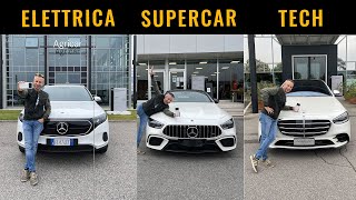 Meglio ELETTRICA SUPERCAR o TECH Una giornata con Mi11 ultra e Mercedes EQA GT63S AMG e Classe S [upl. by Saitam]