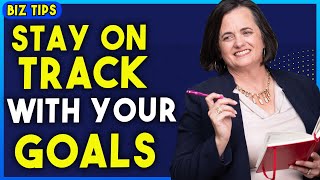 Hacks to Stay on Track with Your Goals  biztips [upl. by Caldwell]