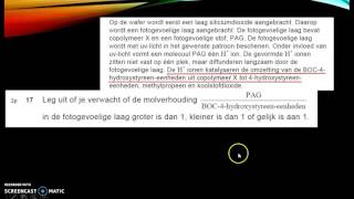 Polymeren maken de chip vwo scheikunde examen 2017I 1520 [upl. by Yessydo708]