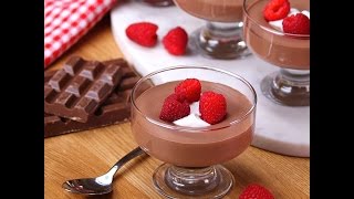 Greek Yogurt Chocolate Mousse  Dessert [upl. by Branen737]