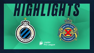 Club Brugge  WaaslandBeveren moments forts [upl. by Launcelot]