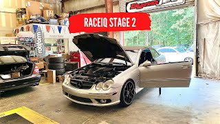 CLK500 Gets A Stage 2 Tune From RaceIQ Performance Its a MONSTER [upl. by Ahsea]