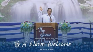 A Warm Welcome  Beloved Ordained Preacher Louie Angeles  March 31 2024 Sunday General Service [upl. by Leynwad]