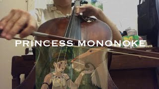 Princess Mononoke  Joe Hisaishi cello only  Sarang Han [upl. by Novia]