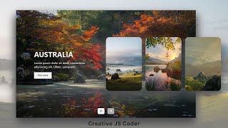 How to create an Image Slider in HTML CSS and JavaScript Step by Step  Creative JS Coder [upl. by Anaeed]