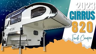 Cirrus 820 Truck Camper by nuCamp RV  2023 model [upl. by Nylidnam]