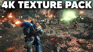 SPACE MARINE 2  NEW 4K TEXTURE PACK RTX 4090 [upl. by Natal389]