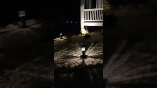 Landscape Lighting installation by Brooks Landscaping  Outdoor Lighting  Landscape Shorts [upl. by Dabney]