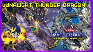 MASTER DUELLUNALIGHT THUNDER DRAGON DECK CONCEPT [upl. by Nanis]