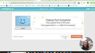 Edutyping Timed Lesson [upl. by Ahseined]