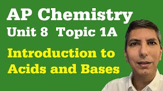 Acids Bases and the pH Concept  AP Chem Unit 8 Topic 1a [upl. by Nodnek]