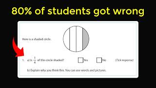 Is 14 of the circle shaded Most students get this wrong [upl. by Eirrab]