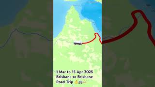 Road trip holiday dates booked Brisbane to Brisbane round trip travel vanlife holiday australia [upl. by Enilegnave379]