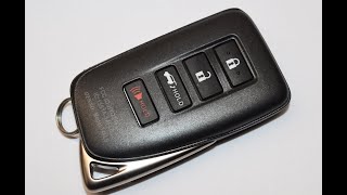 Lexus RX350 LX570 NX200t Key Fob Battery Replacement  EASY DIY [upl. by Cyndia]