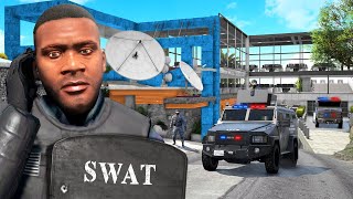 GTA 5  Franklins House is the NEW Swat Team HQ [upl. by Nitsu85]