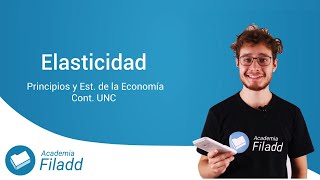 Elasticidad  Principios y Estructura de la Economía UNC [upl. by Annadal]