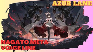 AZUR LANE  Nagato META Voice Line quot Japanese Audio quot [upl. by Newg]