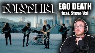 REACTING to POLYPHIA Feat STEVE VAI Ego Death 🎸🥁👊 [upl. by Artemahs]