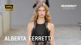 Défilé ALBERTA FERRETTI PrintempsÉté 2025  Milan Fashion Week [upl. by Aindrea]