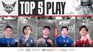 Top 5 Plays Week 3  MPL Indonesia Season 13 [upl. by Koa]