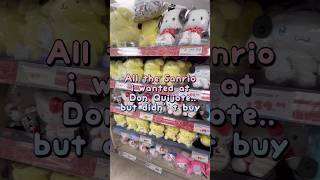 All things Sanrio I wanted at Don Quijote but didn’t buy sanrio hawaii donquijote [upl. by Freddie541]