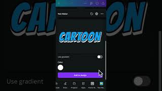 Create 3D Text Effects in Canva  Cartoon Text Effect [upl. by Vitalis]