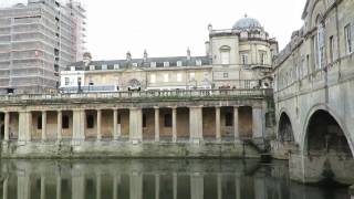 Bath in Somerset  Riverside Walk amp Pulteney Bridge [upl. by Submuloc]