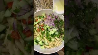 pastasaladrecipe pastasalad ownrecipe cookwithme nyc  viral short food [upl. by Lenrad533]