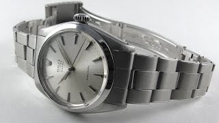 Steel Rolex Oyster Royal Precision Ref 6426 vintage wristwatch dated 1963 [upl. by Jabe]