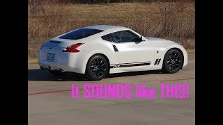 370Z  Stock Exhaust Sound [upl. by Schach579]