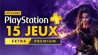 PlayStation Plus PS4 amp PS5  DECEMBRE 2024  Les JEUX du PS Plus Extra amp Premium  🔥 [upl. by Yanaton]