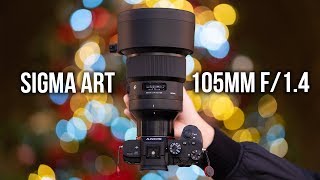 Is The Sigma Art 105mm f14 Worth Getting 🤔  Sony a7III a7RIII a9 a6500 a6000 [upl. by Oiramad]