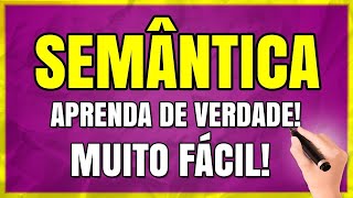 Libras e LSE  O que é SEMÂNTICA Aprenda TUDO Sobre SEMÂNTICA Passo a Passo  Exemplos [upl. by Rosette]