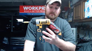 Milwaukee 12v compact screwdriver vs Dewalt 12v compact screwdriver [upl. by Mullac717]