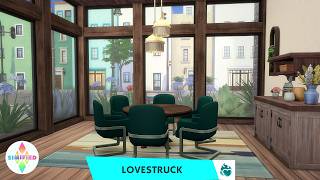 Central Casita  The Sims 4 Lovestruck Speed Build [upl. by Barrow285]