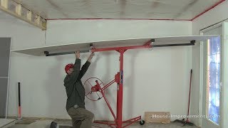 How To Use a Drywall Lift [upl. by Raine]