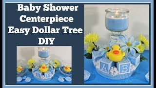 Baby Shower Centerpiece 🍼 Dollar Tree DIY [upl. by Notyal]