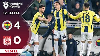 Vestel  Fenerbahçe 40 Sivasspor  HighlightsÖzet  Trendyol Süper Lig  202425 [upl. by Thoma]