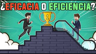 Cuáles son las diferencias entre eficacia y eficiencia [upl. by Sinnaiy32]