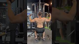 Lat Pulldown Neutral Grip Master Your Back Workout gym bodybuilding bodybuilder fitness [upl. by Trixy]