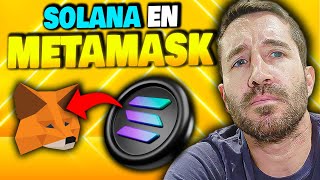 ✅Cómo agregar la RED de SOLANA a METAMASK y COMPRAR SOL [upl. by Elyc]