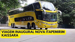 VIAGEM INAUGURAL NOVA ITAPEMIRIM KAISSARA SÃO PAULO x CURITIBAPR RODOVIÁRIA DO TIETÊ SP [upl. by Fabrin]