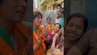 Fascinating Response For Bjp Mp Candidate Madhavi Latha Door To Door Campaign In Old City shorts [upl. by Calypso]