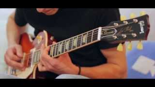 Solo guitar improvisation blues in G with Gibson Les Paul [upl. by Intihw]