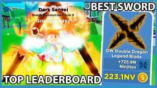 I Finally Got On The Top Leaderboard In Roblox Ninja Legends AGAIN [upl. by Hemphill]