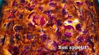 Clafoutis aux cerises sans gluten et sans lactose [upl. by Gillian]