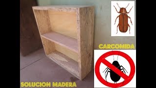 RECUPERANDO MADERA CARCOMIDA POR INSECTOS Alacena De Madera  Luis Lovon [upl. by Elin]